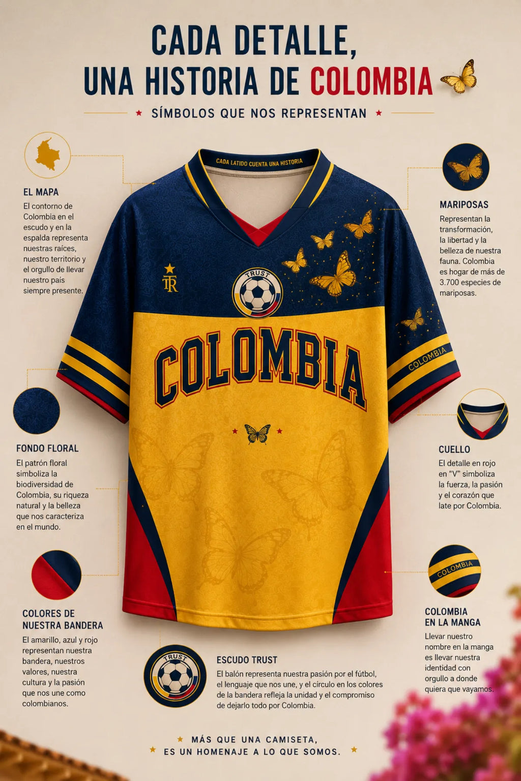 Camiseta Colombia